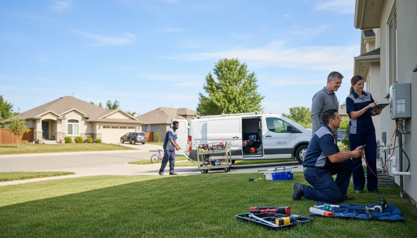 Tankless water heater service in Sevierville, TN